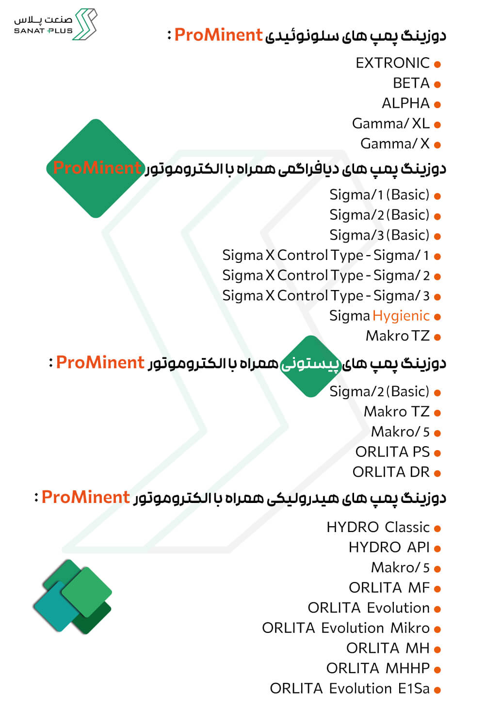خرید انواع دوزینگ پمپ پرومیننت